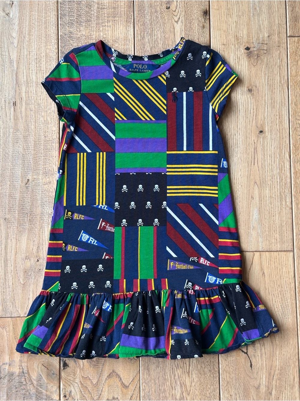 Polo Ralph Lauren Pennant Patchwork Dress size 3T